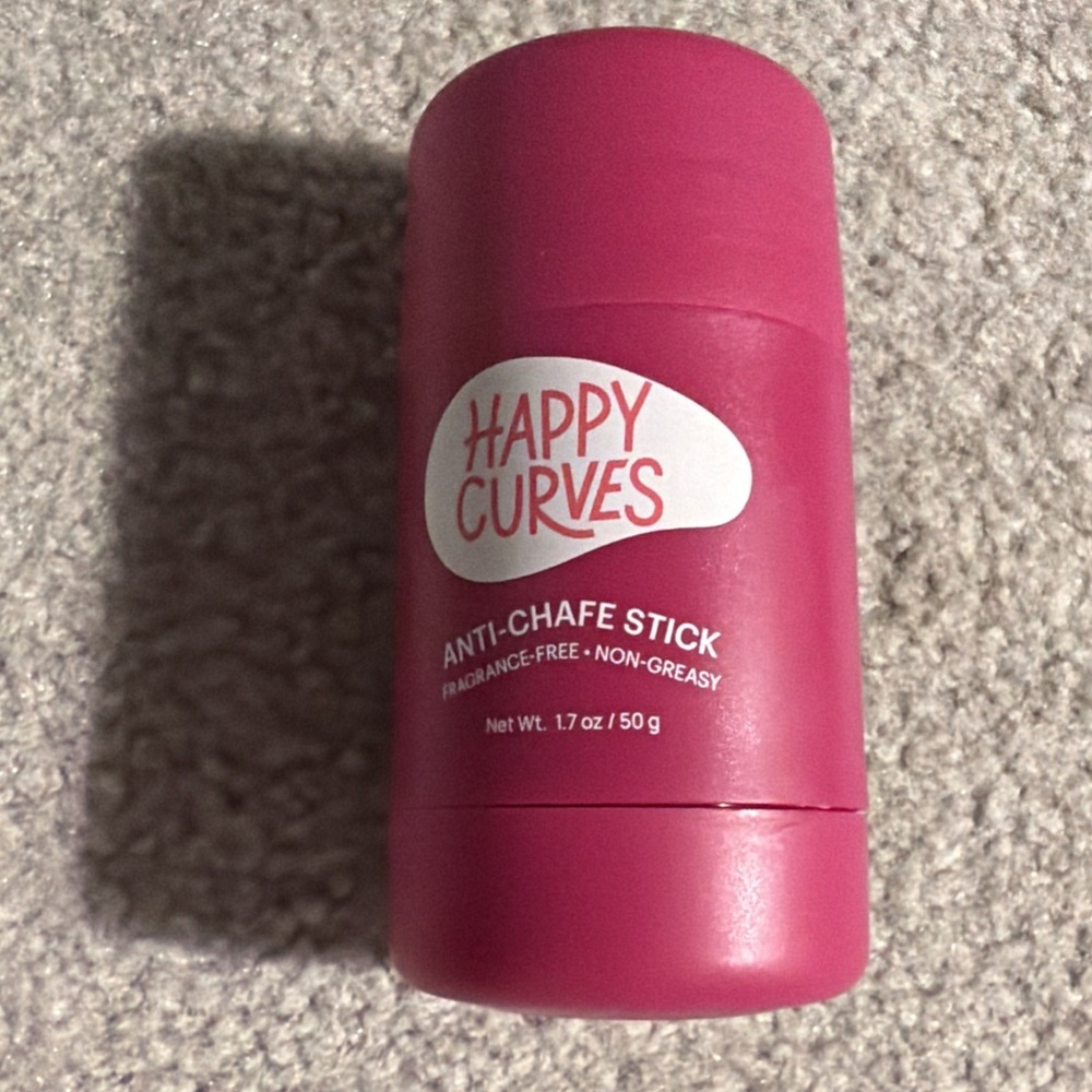 Happy Curves Anti-Chafe Stick Fragrance-Free Non-Greasy Moisturizer 1.7oz New